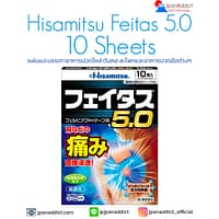 Hisamitsu Feitas 5.0 10 Sheets แผ่นแปะแก้ปวด ญี่ปุ่น